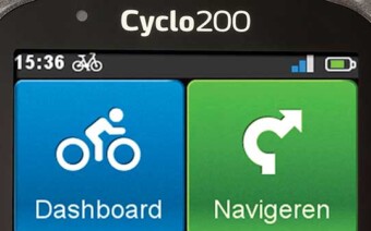 Navigeren met de Mio Cyclo 200