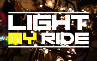 Spectaculair fietsevenement Light My Ride