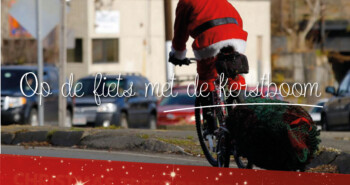 10x Kerstbomen op de fiets