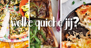 3 x quiche voor onderweg