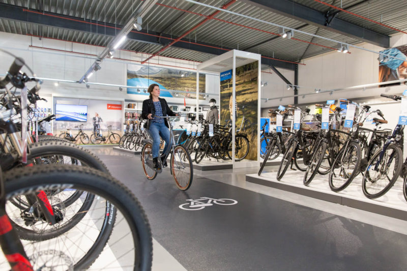 Grootste fietsenwinkel van Utrecht The Wall -