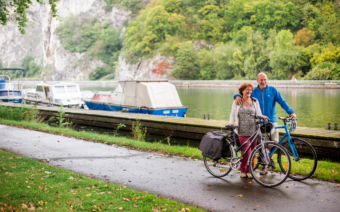 Maasfietsroute, het water als leidraad
