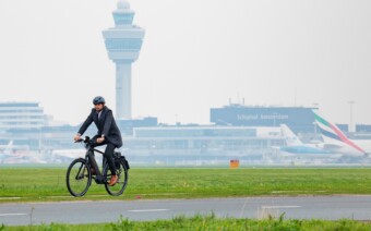 Slimme snelfietsroute Schiphol