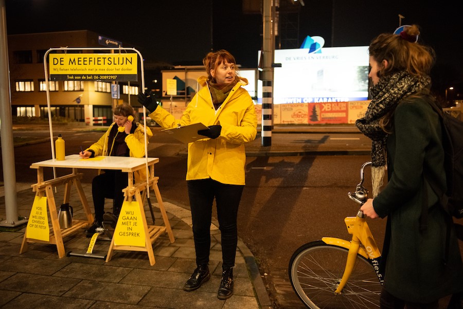 koppeling kool Drank Aandacht voor veilig fietsen in het donker met de Meefietslijn -  FietsActief.nl