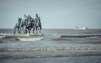 Fietsen door kunst aan de Vlaamse kust