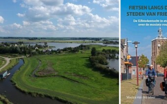 Boek: Fietsen langs de elf steden van Friesland