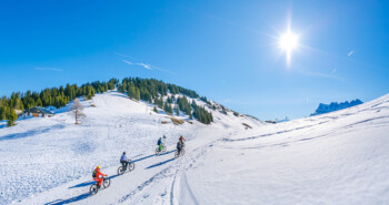 Nieuw: elektrische snowbikes in Les Gets en Châtel