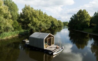 Nieuw: drijvende Cabiner in het Horsterwold