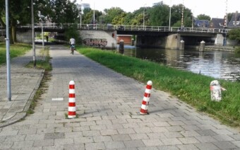 Heikel punt: pas op, paal!