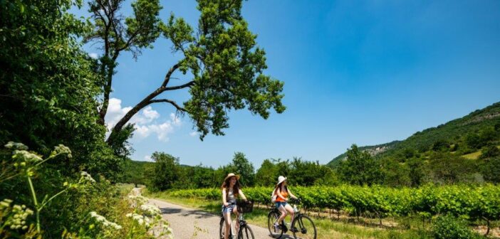 Nieuwe fietsroute in de Ardèche: Vignes et Vallons