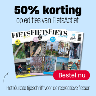 50% korting op je 1e editie van FietsActief
