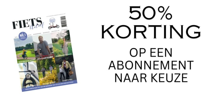 Mooie deal: 50% korting op je abonnement!
