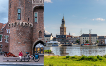 Fietsroute Hanzesteden: 36 km langs Zwolle, Hattem en Kampen