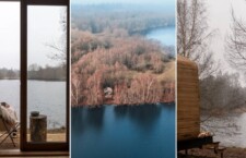 Fietsen in de Noordoostpolder: nieuwe cabin in Kuinderbos
