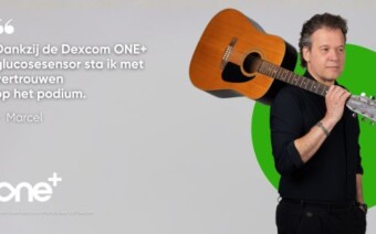 Dankzij Dexcom ONE+ sta ik met vertrouwen op het podium